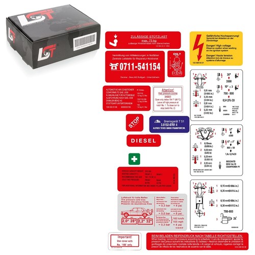 Hinweisschilder stickerblatt - hinweisschilder,